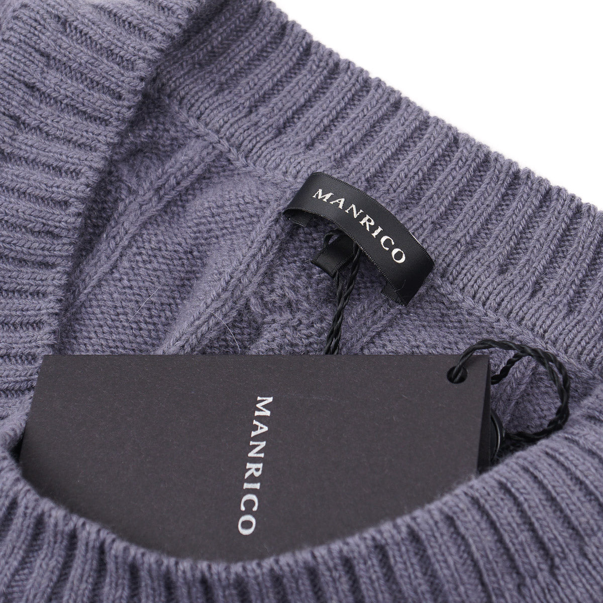 Manrico Cable Knit Cashmere Sweater - Top Shelf Apparel