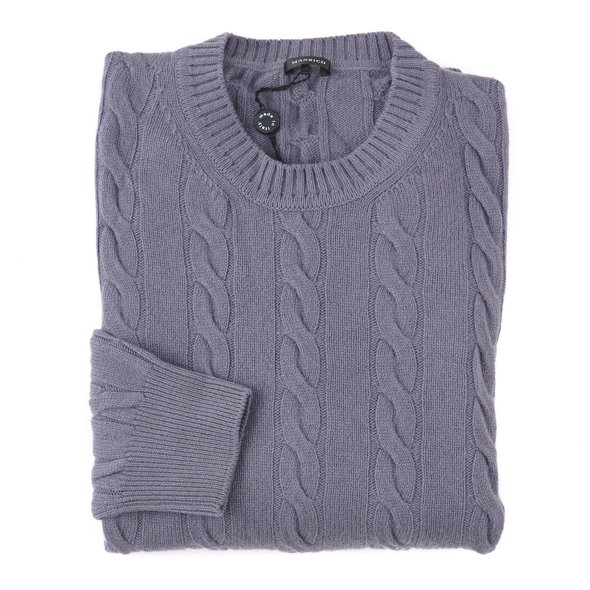 Manrico Cable Knit Cashmere Sweater - Top Shelf Apparel