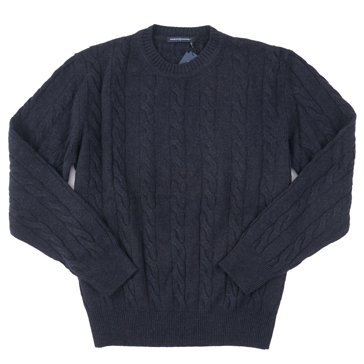 Manrico Cable Knit Cashmere Sweater - Top Shelf Apparel