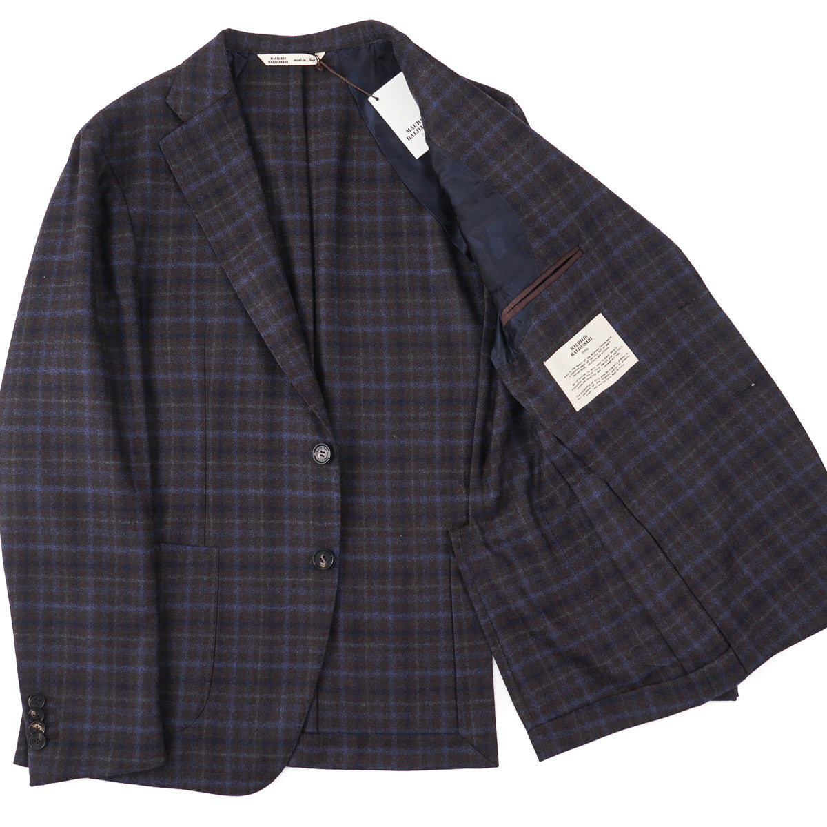 Maurizio Baldassari Flannel Wool 'Soft Jacket' - Top Shelf Apparel