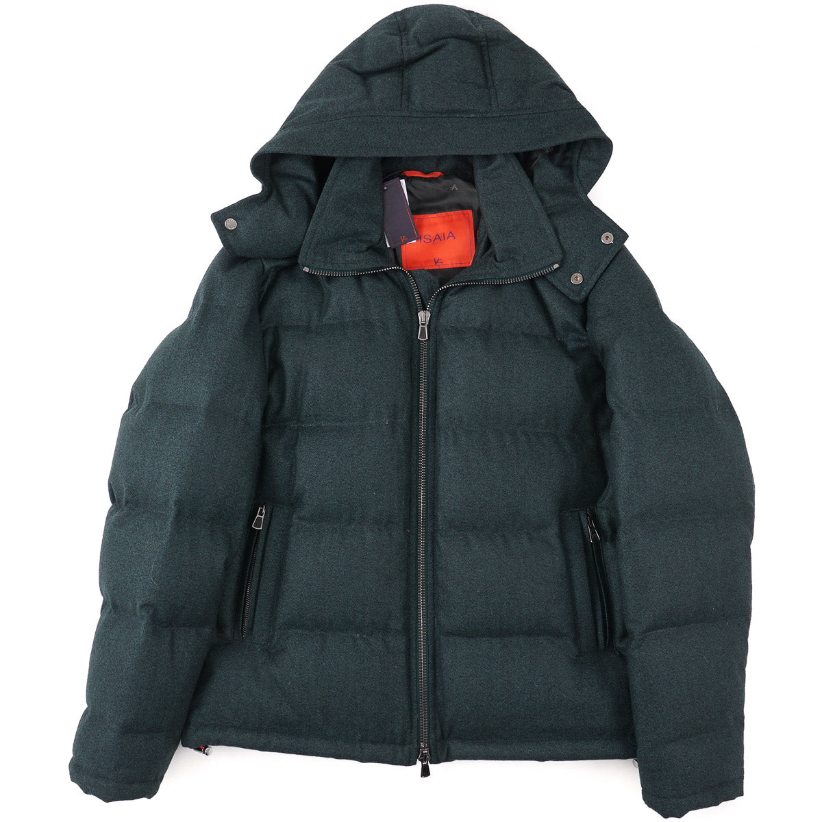 Isaia Quilted Down-Filled Wool Parka - Top Shelf Apparel