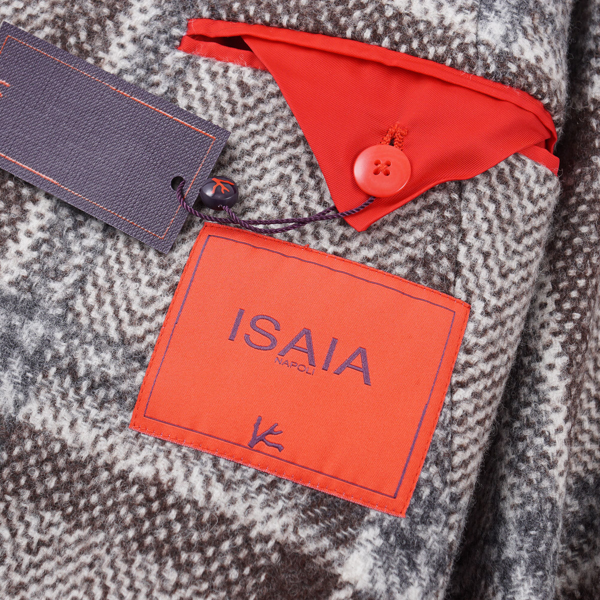 Isaia Soft-Woven Wool Peacoat - Top Shelf Apparel