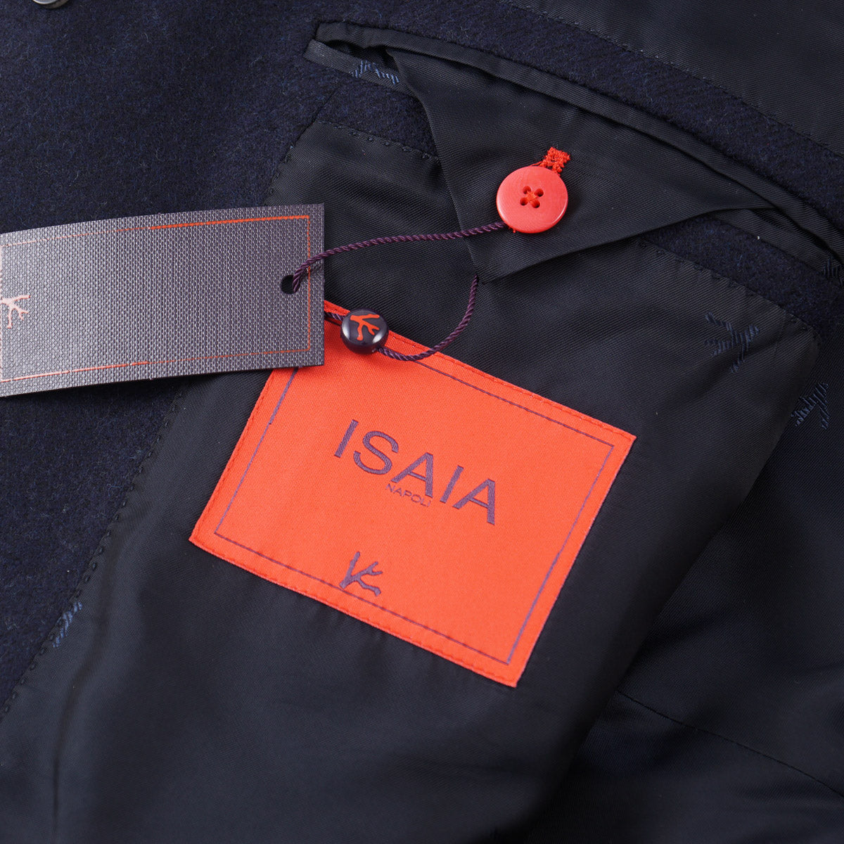 Isaia Slim-Fit Navy Wool Overcoat - Top Shelf Apparel