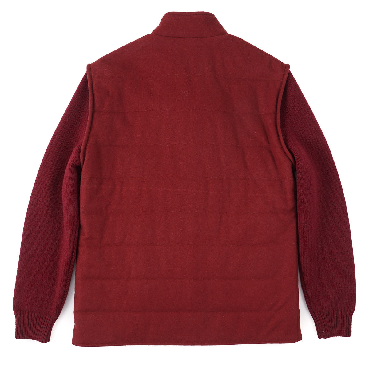 Manto Quilted Flannel and Knit Cashmere Jacket - Top Shelf Apparel