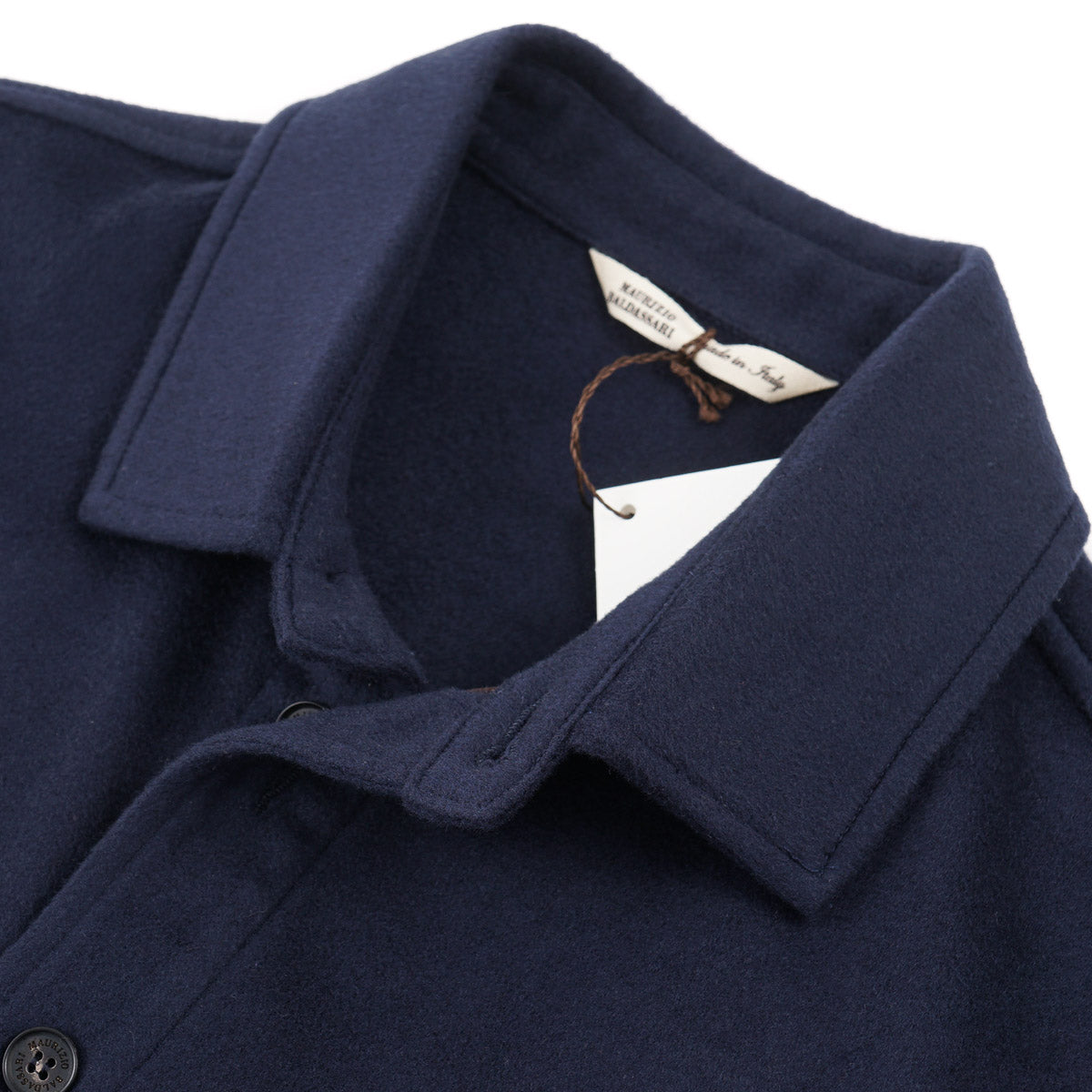 Maurizio Baldassari Solferino Cashmere Overshirt - Top Shelf Apparel