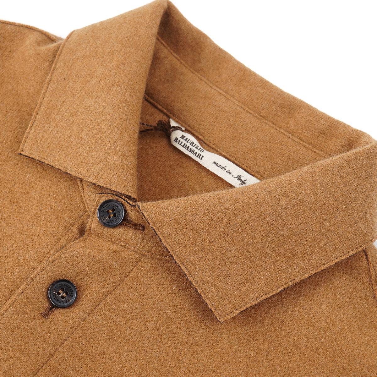 Maurizio Baldassari Solferino Cashmere Overshirt - Top Shelf Apparel