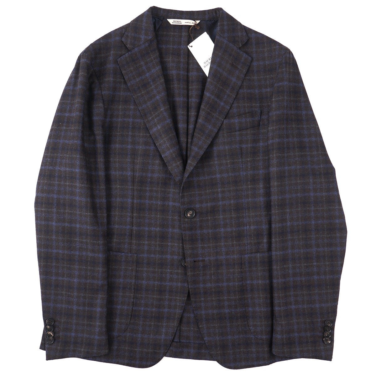 Maurizio Baldassari Flannel Wool 'Soft Jacket' - Top Shelf Apparel