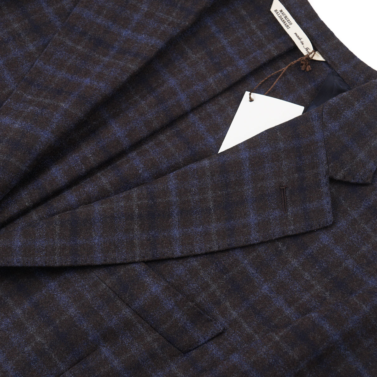 Maurizio Baldassari Flannel Wool 'Soft Jacket' - Top Shelf Apparel