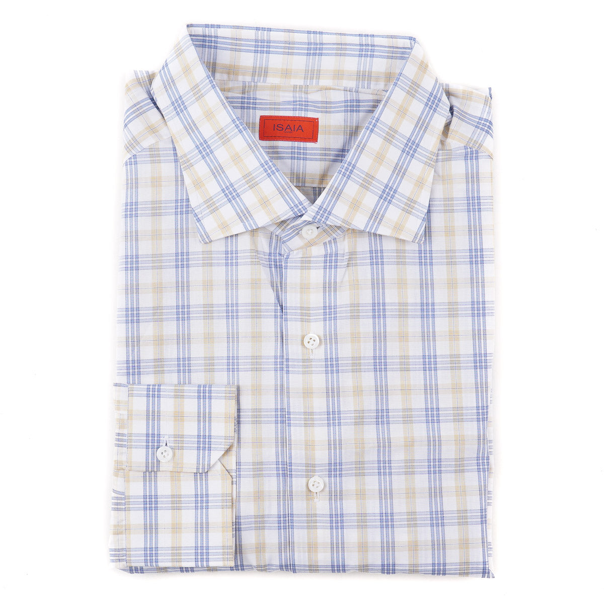 Isaia Tailored-Fit 'Mix' Cotton Shirt