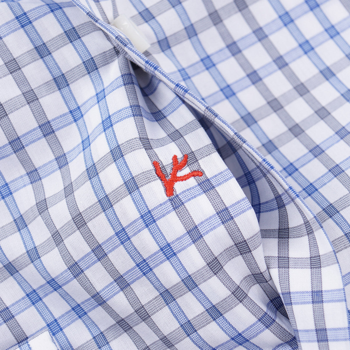 Isaia Tailored-Fit 'Mix' Cotton Shirt