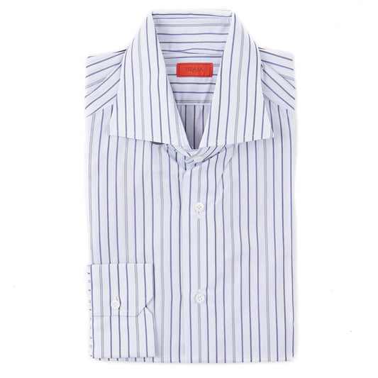 Isaia 'Mix' Tailored-Fit Cotton Shirt