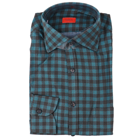 Isaia Tailored-Fit Soft Cotton Shirt