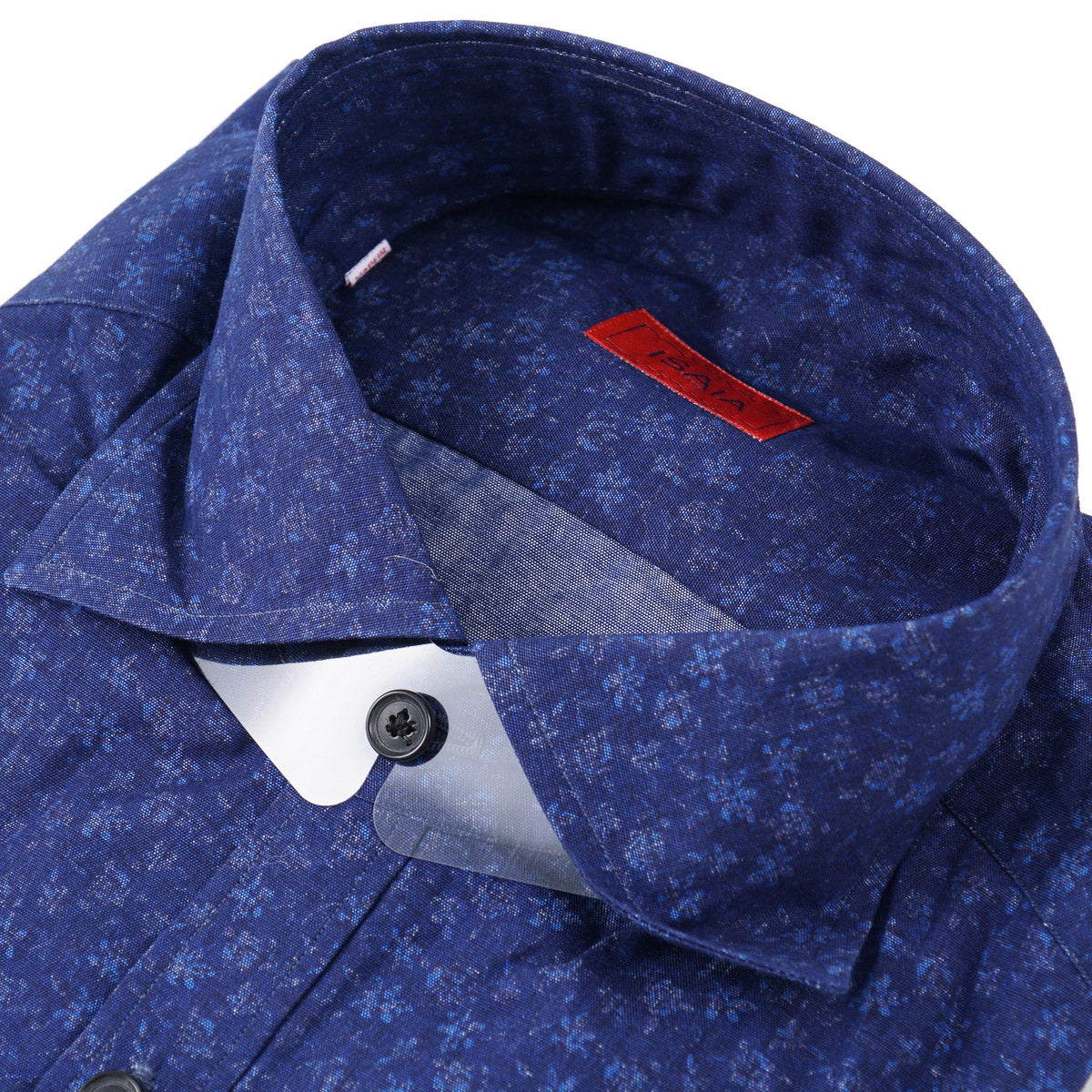 Isaia 'Mix' Printed Cotton Shirt