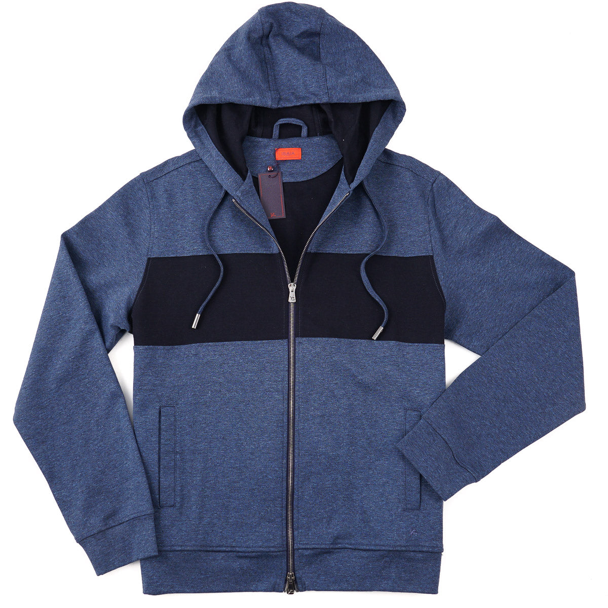 Isaia Full-Zip Hooded Sweatshirt - Top Shelf Apparel