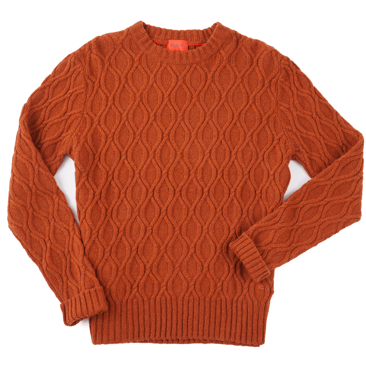 Isaia Cable Knit Cashmere Sweater - Top Shelf Apparel