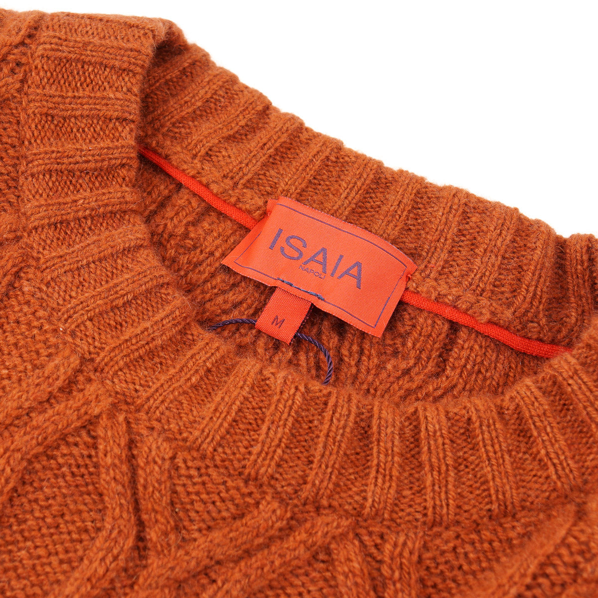 Isaia Cable Knit Cashmere Sweater - Top Shelf Apparel