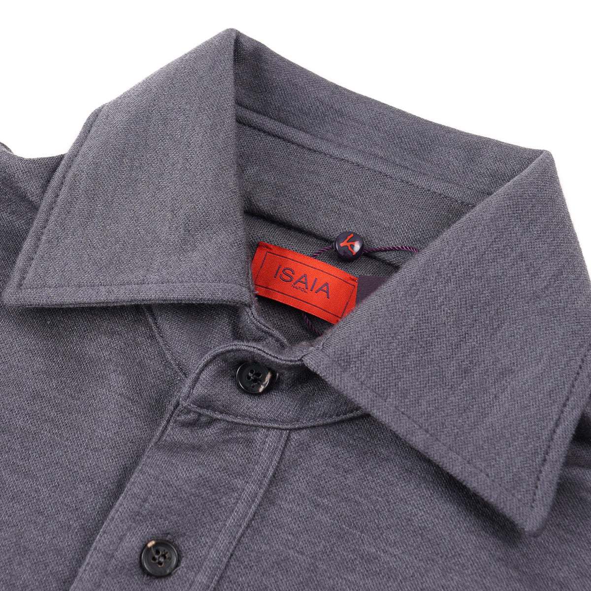 Isaia Cashmere-Silk Polo Sweater - Top Shelf Apparel