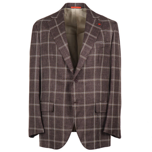 Isaia Woven Wool-Silk-Linen Sport Coat - Top Shelf Apparel