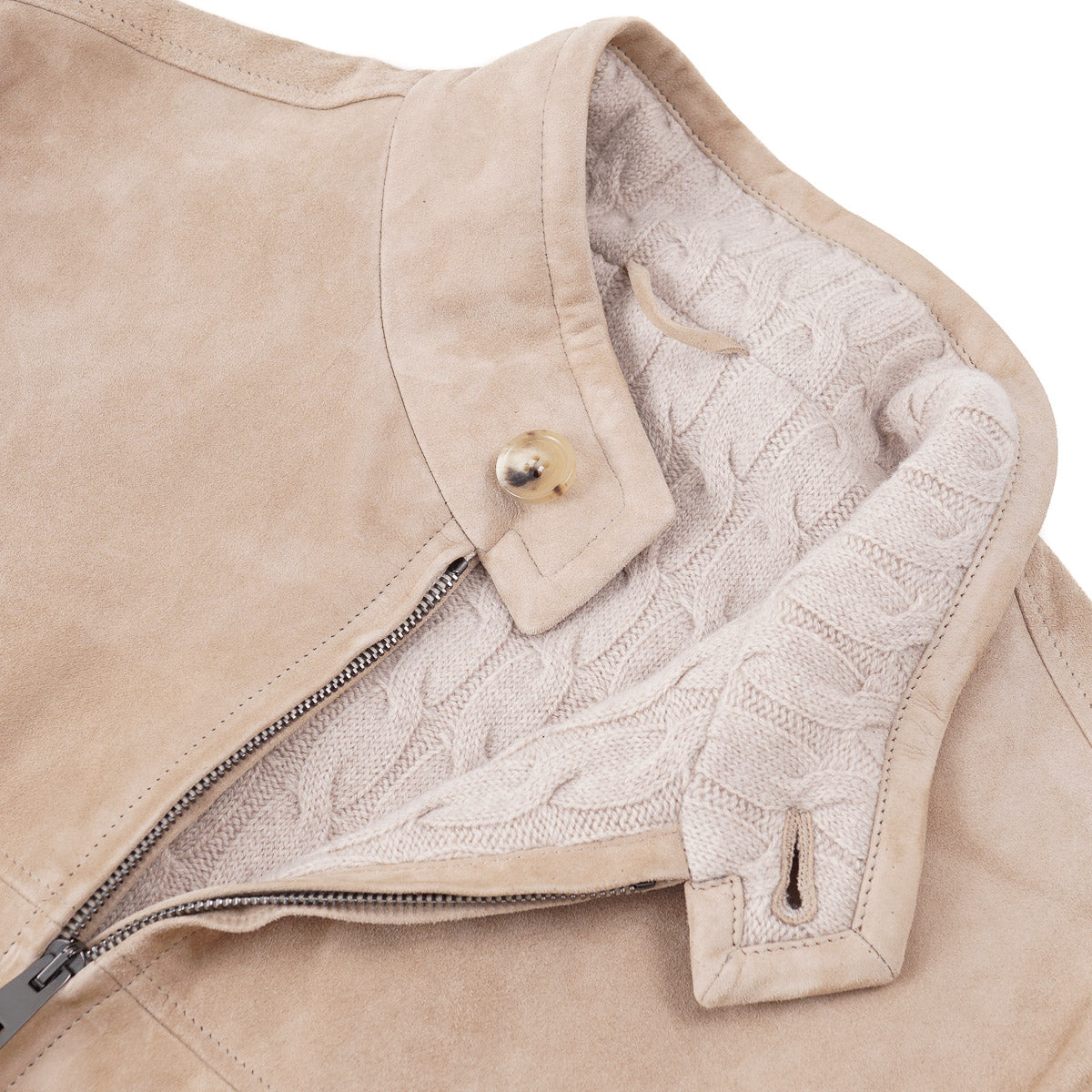 Rifugio Cashmere-Lined Suede Jacket - Top Shelf Apparel