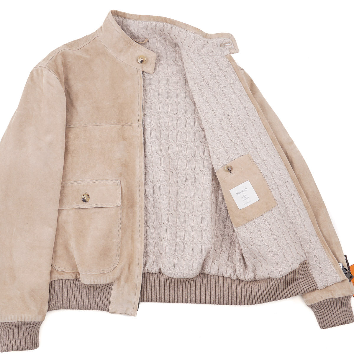 Rifugio Cashmere-Lined Suede Jacket - Top Shelf Apparel