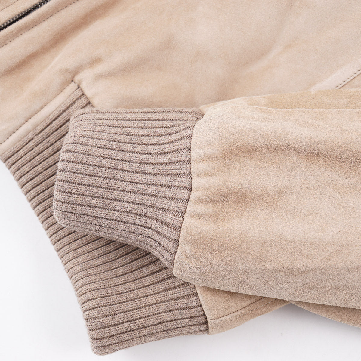 Rifugio Wool-Lined Suede Bomber Jacket - Top Shelf Apparel