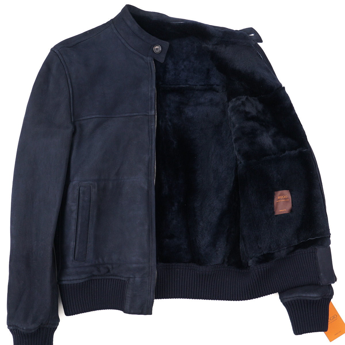 Rifugio Shearling Leather Bomber Jacket - Top Shelf Apparel