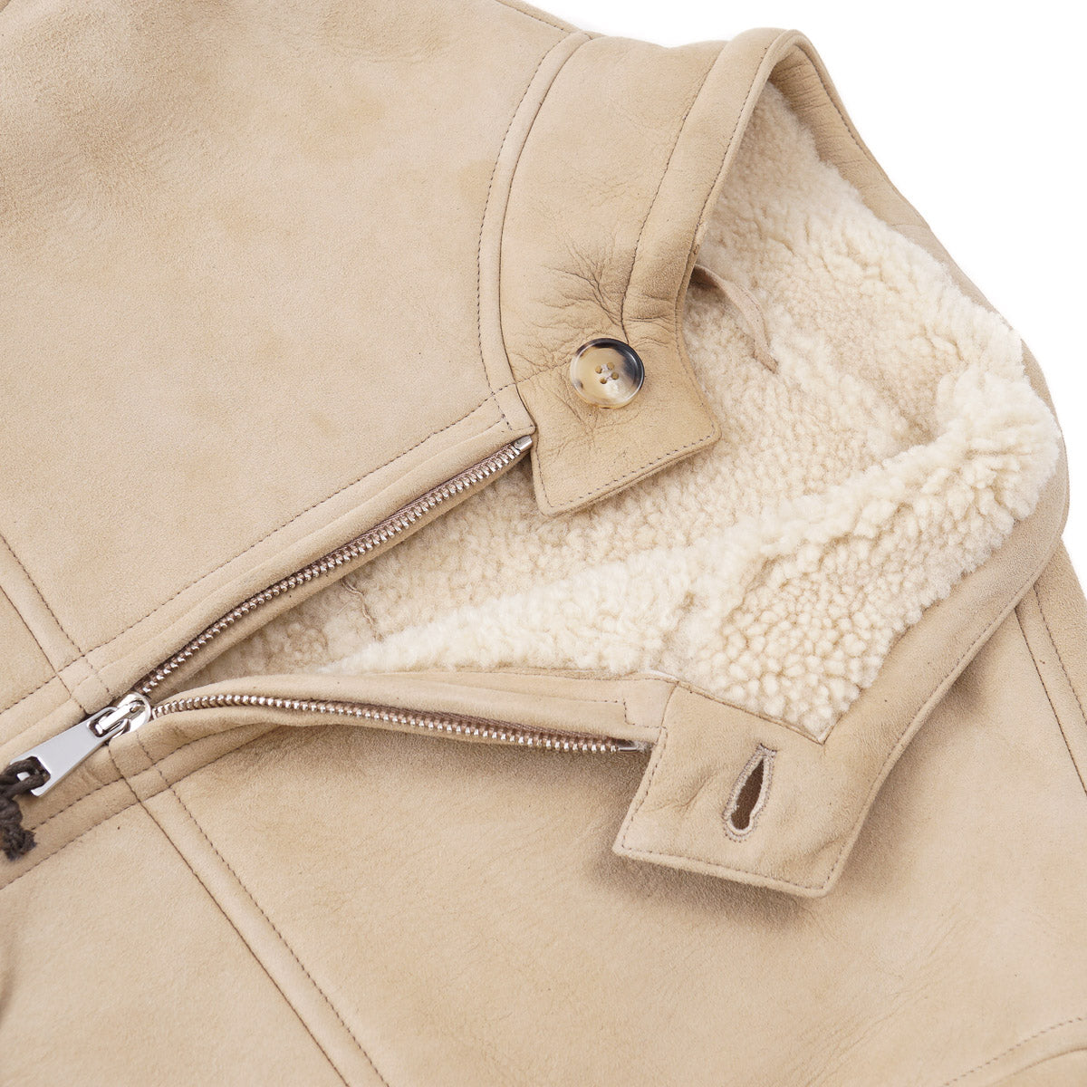 Rifugio Shearling Leather Bomber Jacket - Top Shelf Apparel