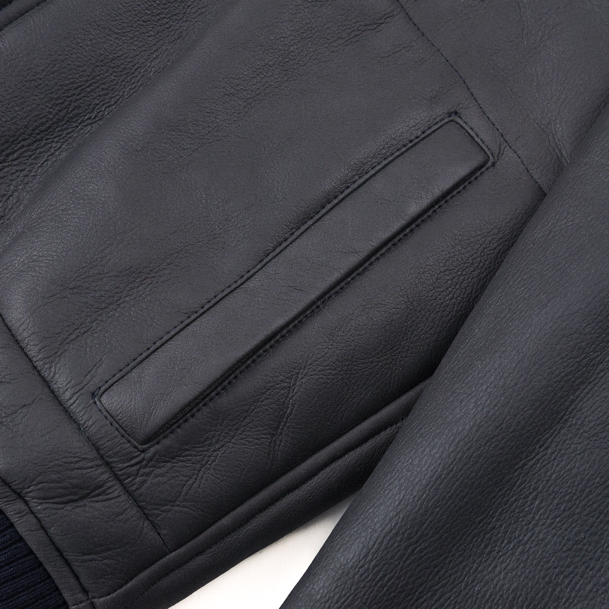 Rifugio Shearling Leather Bomber Jacket - Top Shelf Apparel