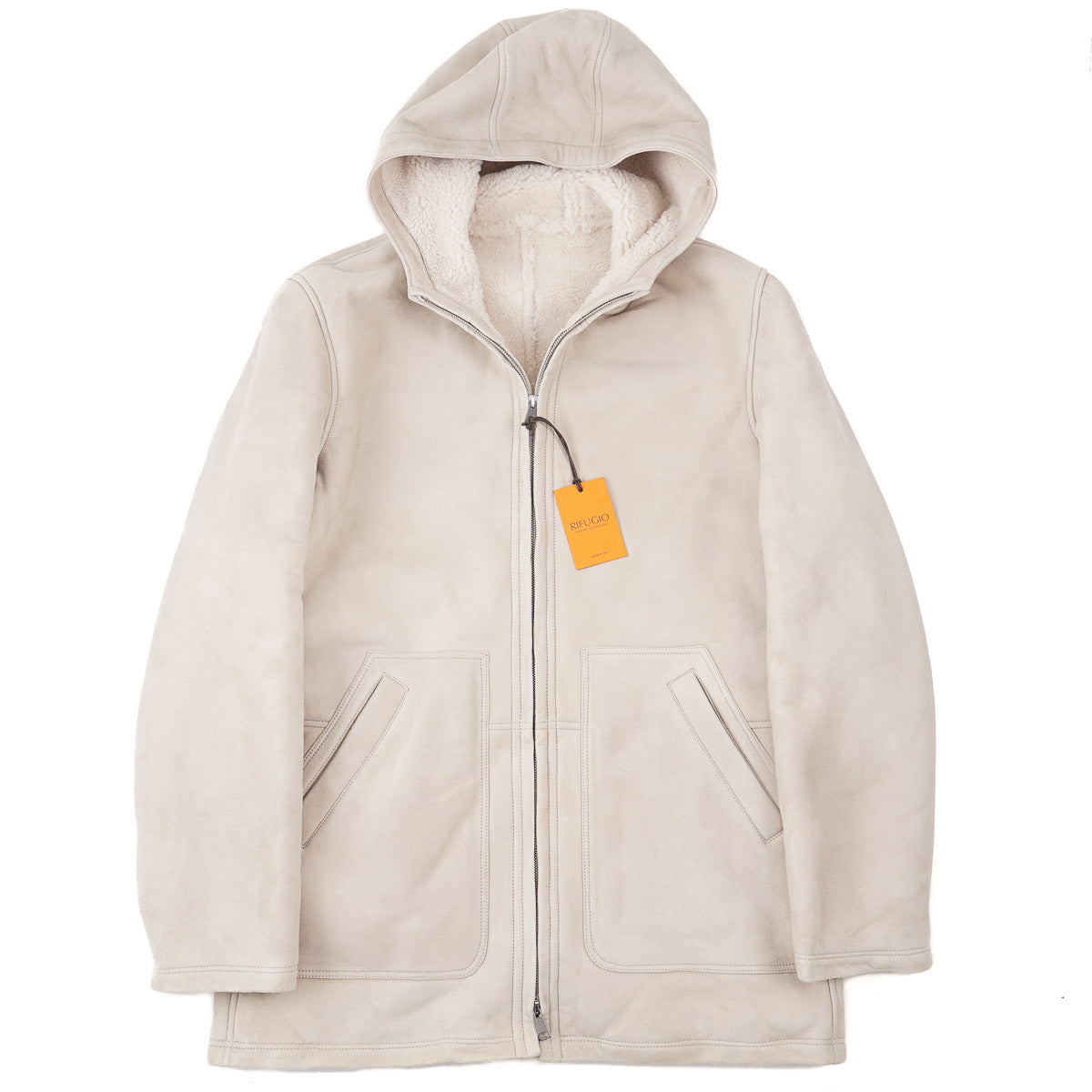 Rifugio Shearling Leather Hooded Parka - Top Shelf Apparel