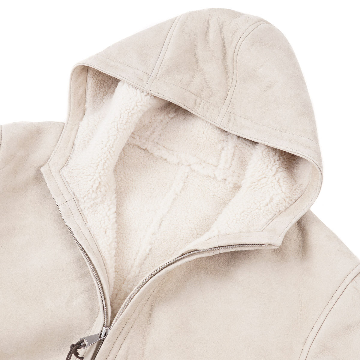 Rifugio Shearling Leather Hooded Parka - Top Shelf Apparel