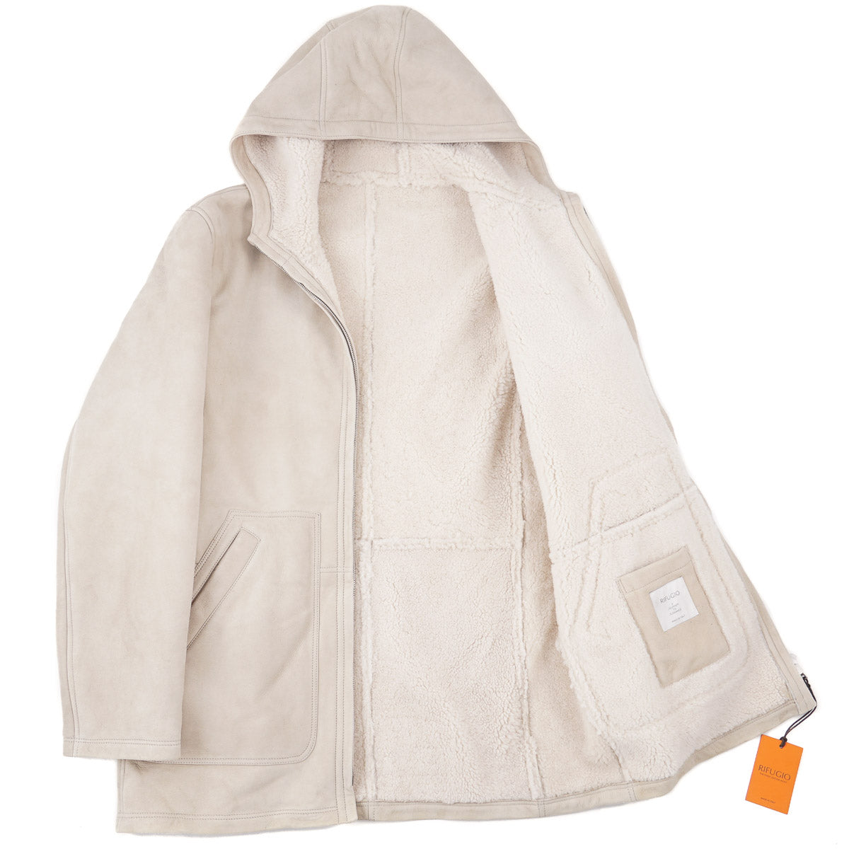 Rifugio Shearling Leather Hooded Parka - Top Shelf Apparel