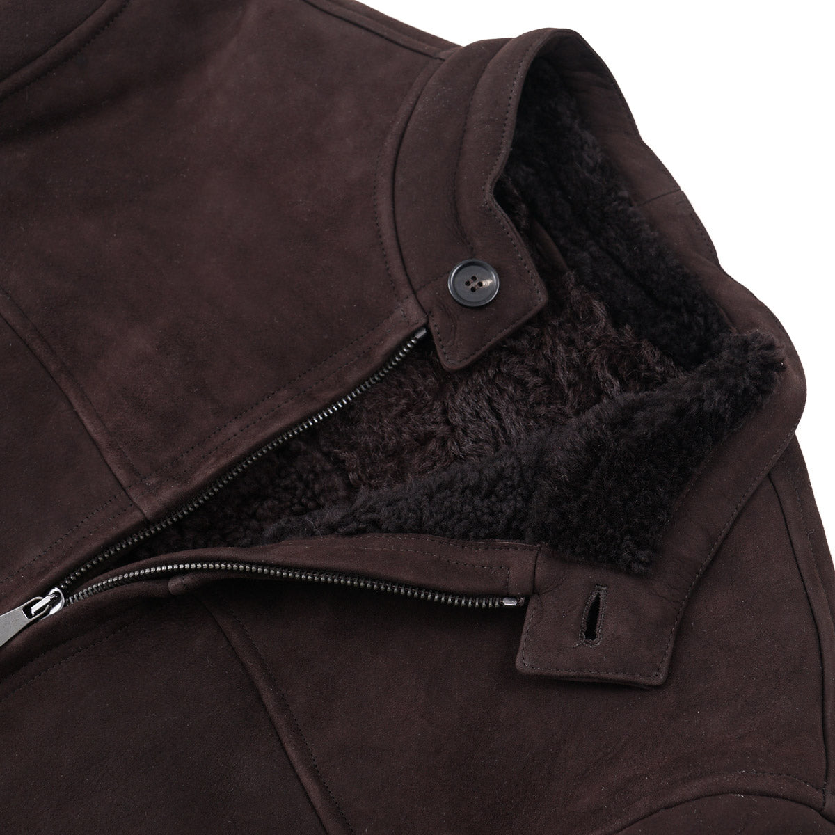 Rifugio Shearling Leather Bomber Jacket - Top Shelf Apparel