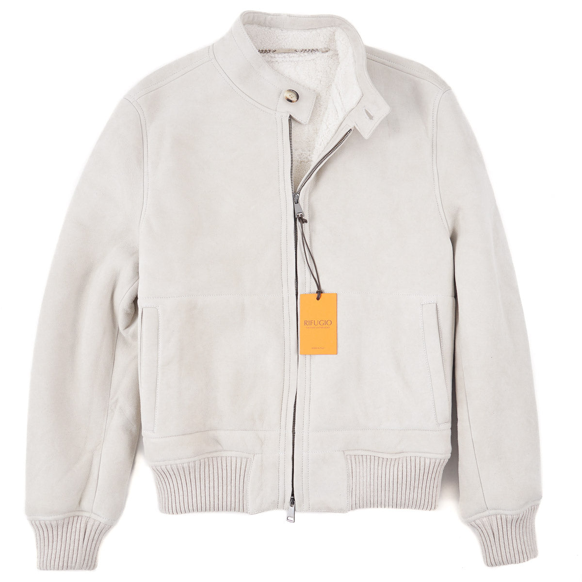 Rifugio Shearling Leather Bomber Jacket - Top Shelf Apparel