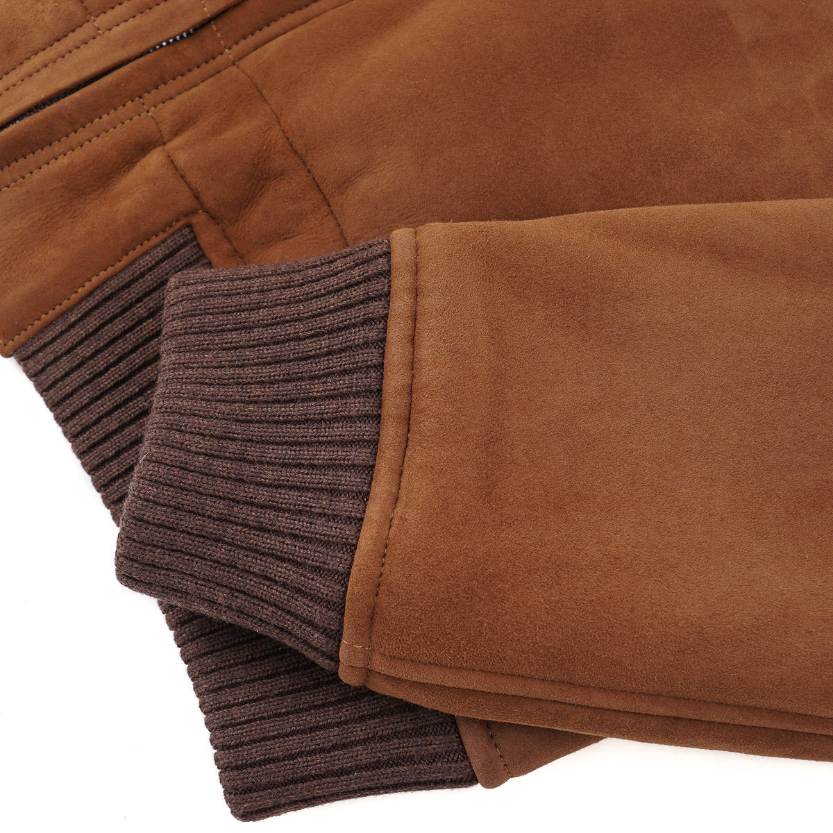 Rifugio Shearling Leather Bomber Jacket - Top Shelf Apparel