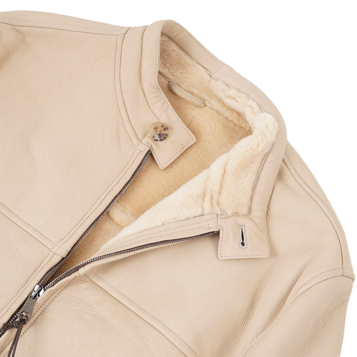 Rifugio Shearling Leather Bomber Jacket - Top Shelf Apparel