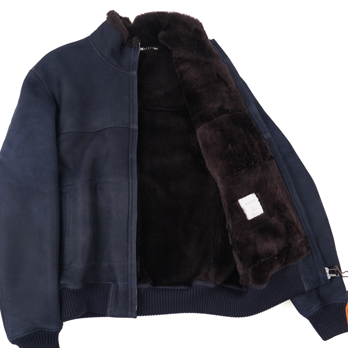 Rifugio Shearling Leather Bomber Jacket - Top Shelf Apparel