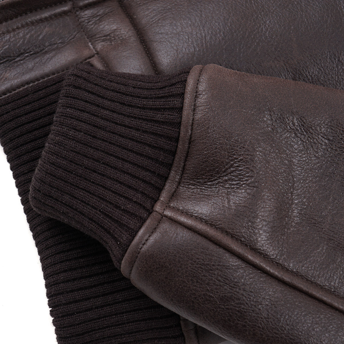 Rifugio Shearling Leather Bomber Jacket - Top Shelf Apparel