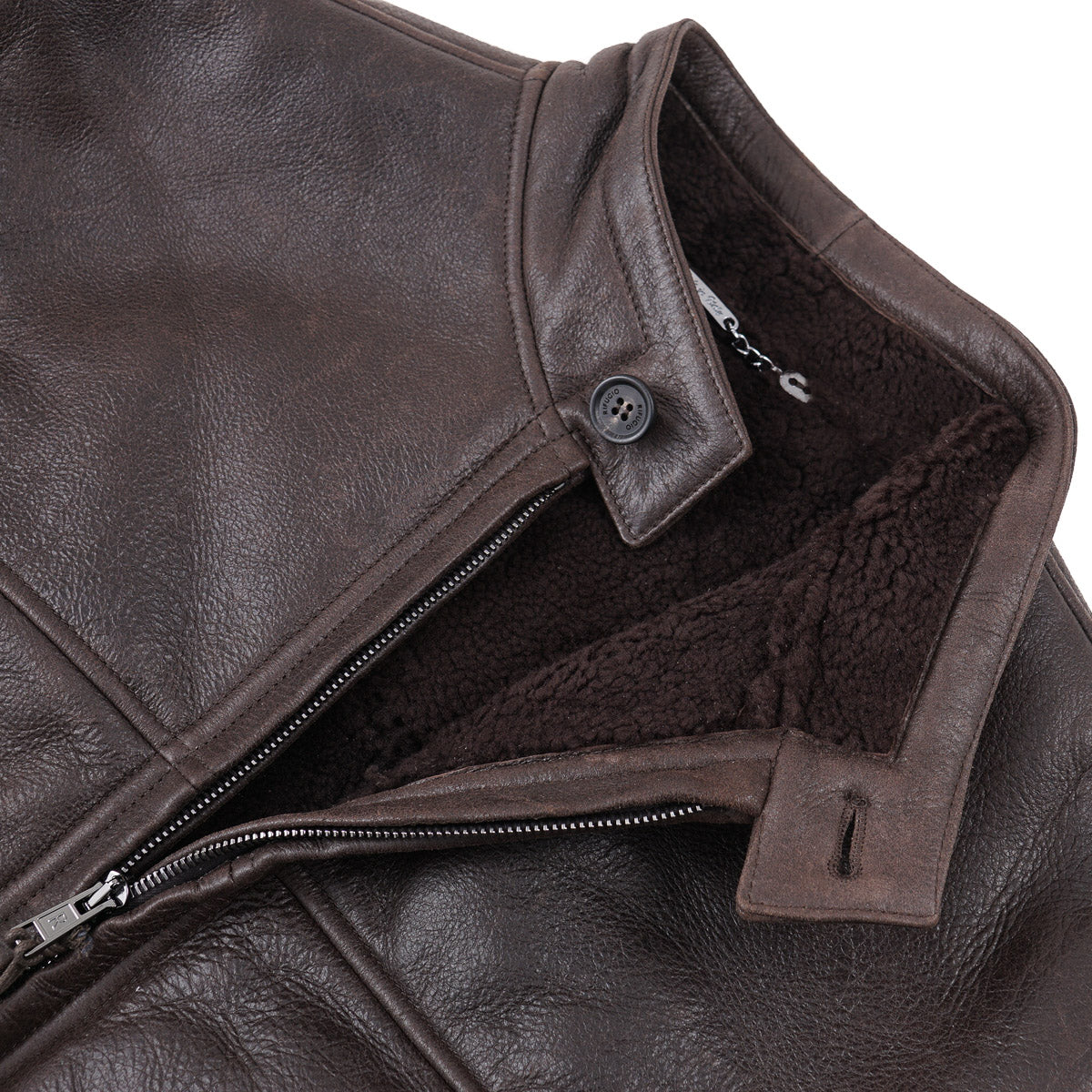 Rifugio Shearling Leather Bomber Jacket - Top Shelf Apparel