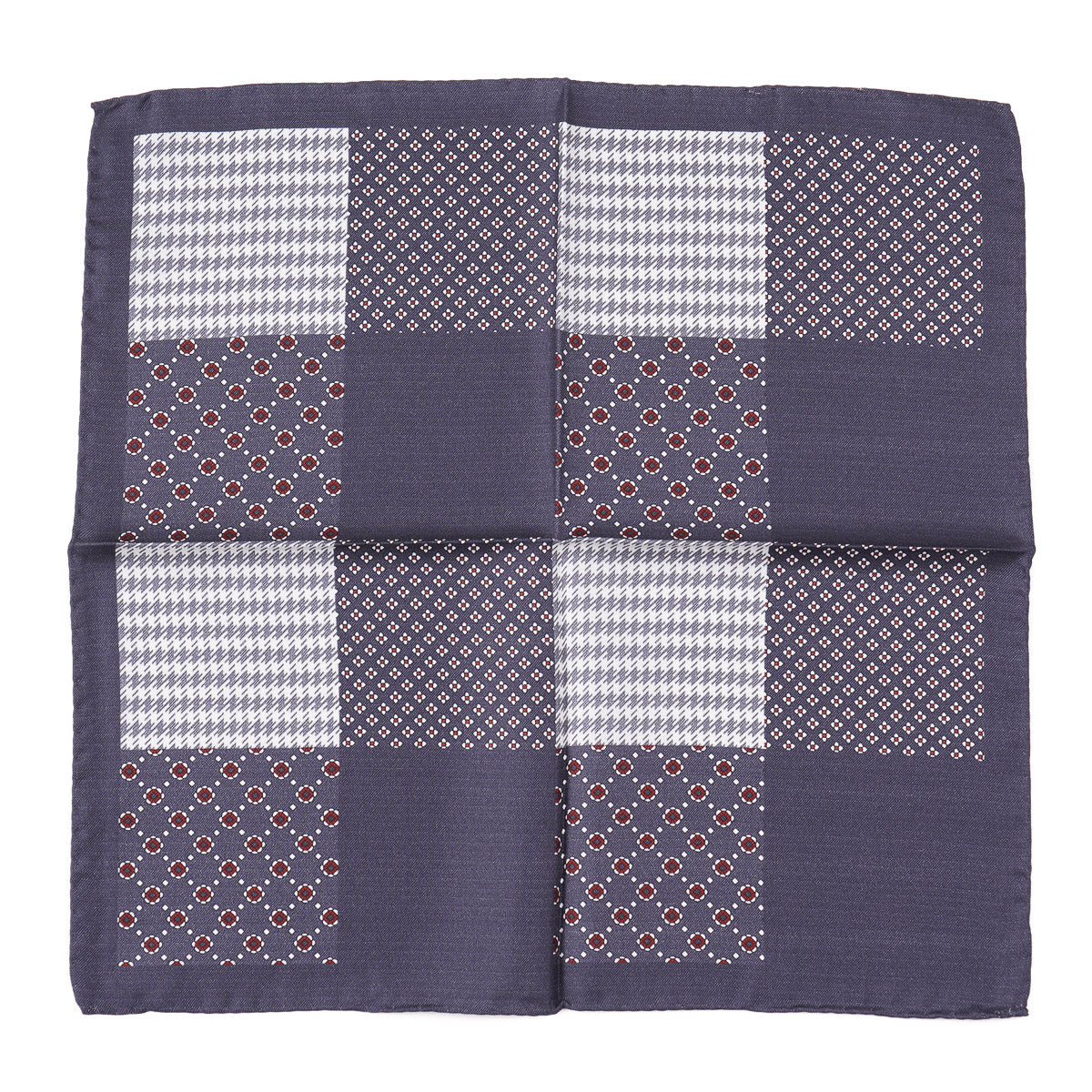 Battisti Printed Silk Pocket Square