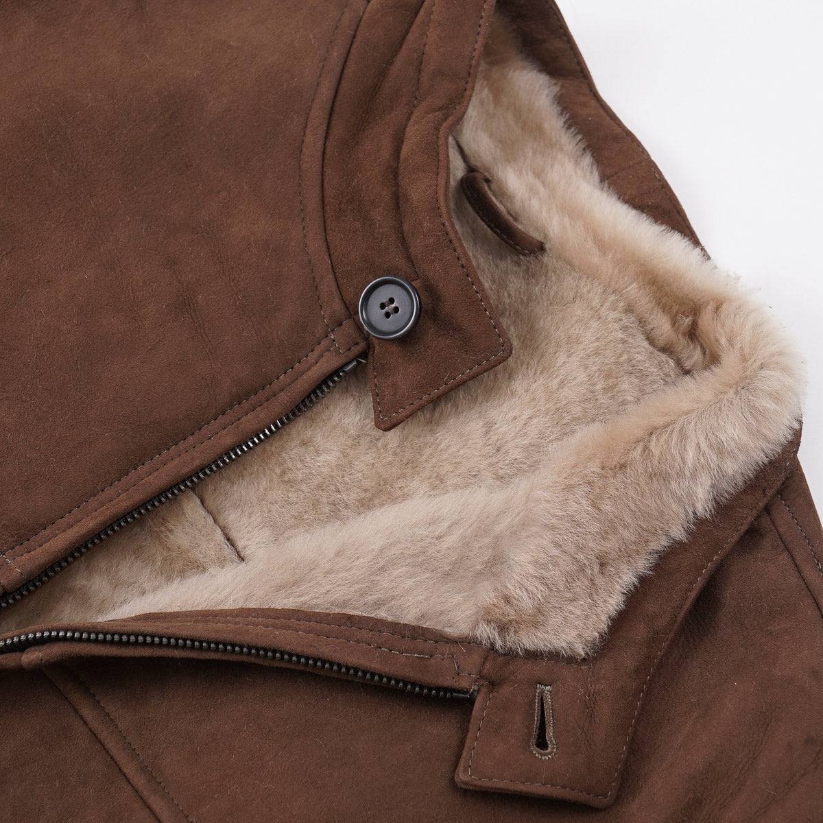 Rifugio Shearling Leather Bomber Jacket
