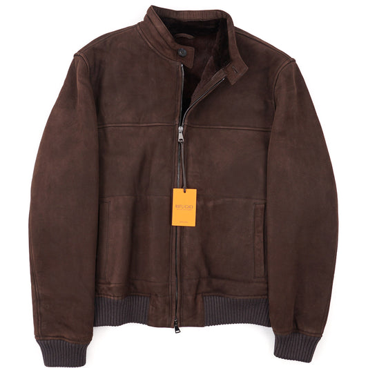 Rifugio Shearling Leather Bomber Jacket