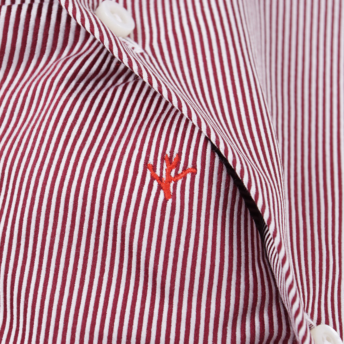 Isaia Tailored-Fit 'Mix' Cotton Shirt - Top Shelf Apparel