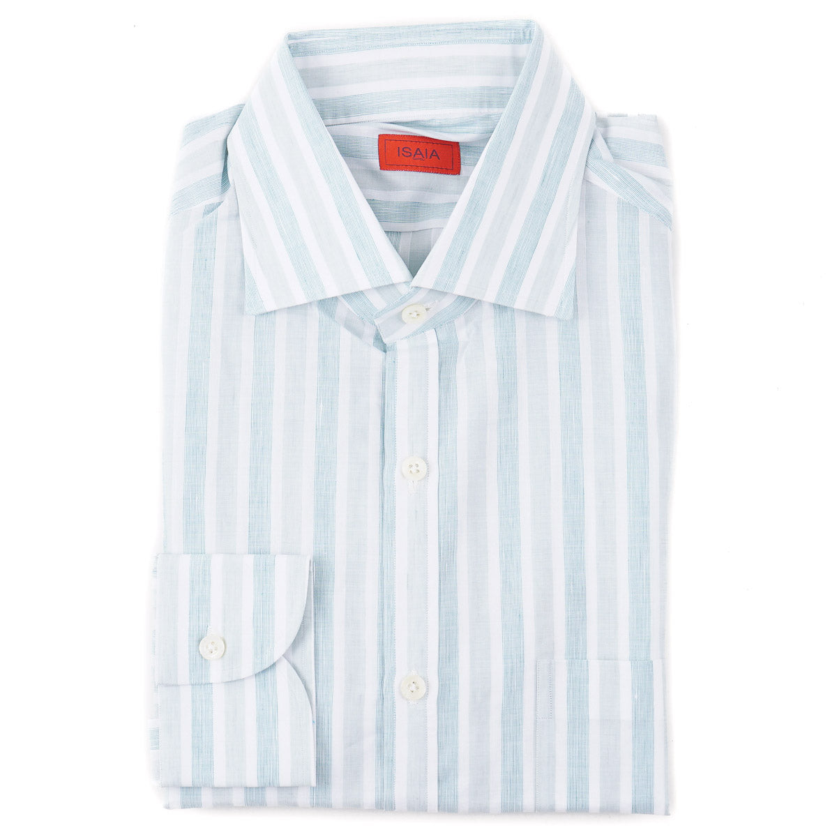 Isaia Tailored-Fit 'Mix' Cotton Shirt - Top Shelf Apparel