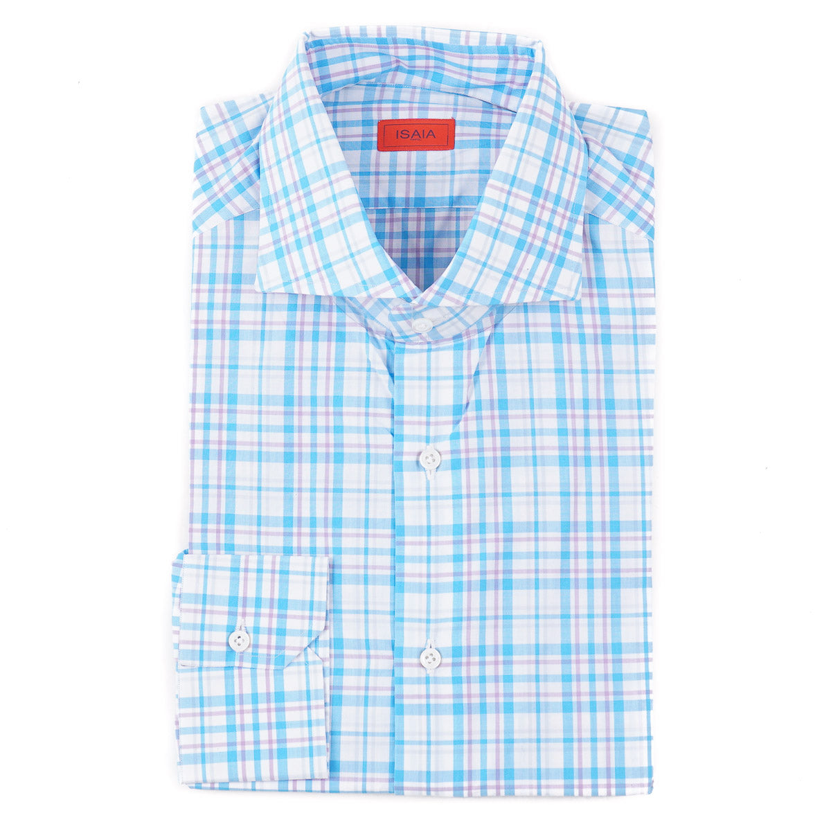 Isaia Tailored-Fit 'Mix' Cotton Shirt - Top Shelf Apparel