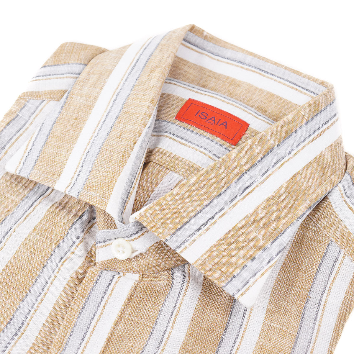 Isaia Extrafine Linen Dress Shirt - Top Shelf Apparel