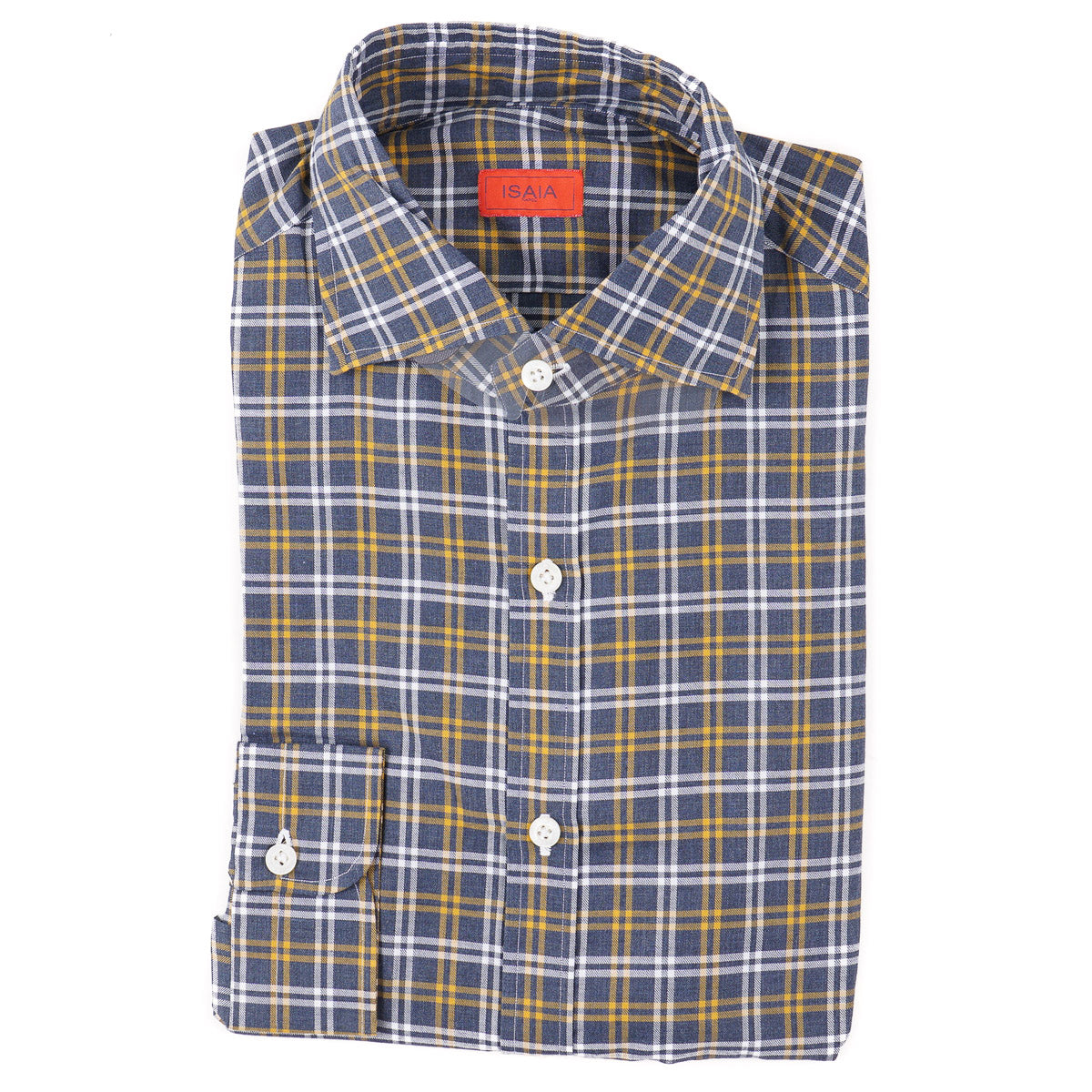 Isaia Tailored-Fit Cotton Dress Shirt - Top Shelf Apparel