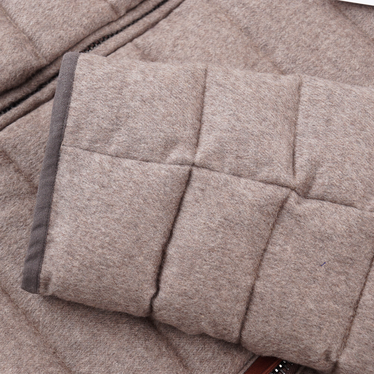 Manto Quilted Cashmere-Silk Bomber Jacket