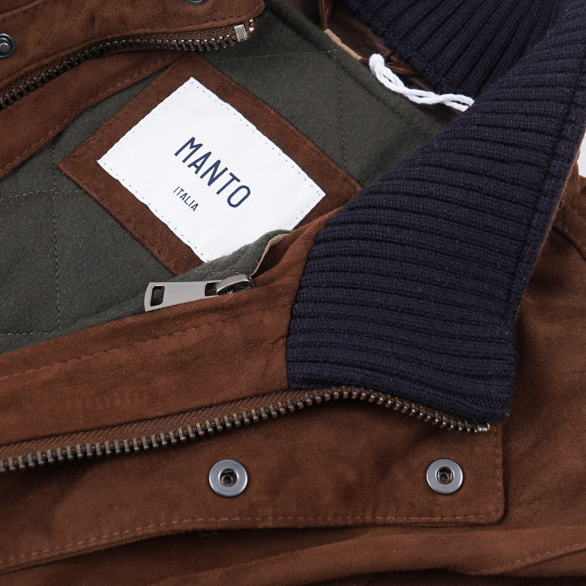 Manto Suede Jacket with Cashmere Liner