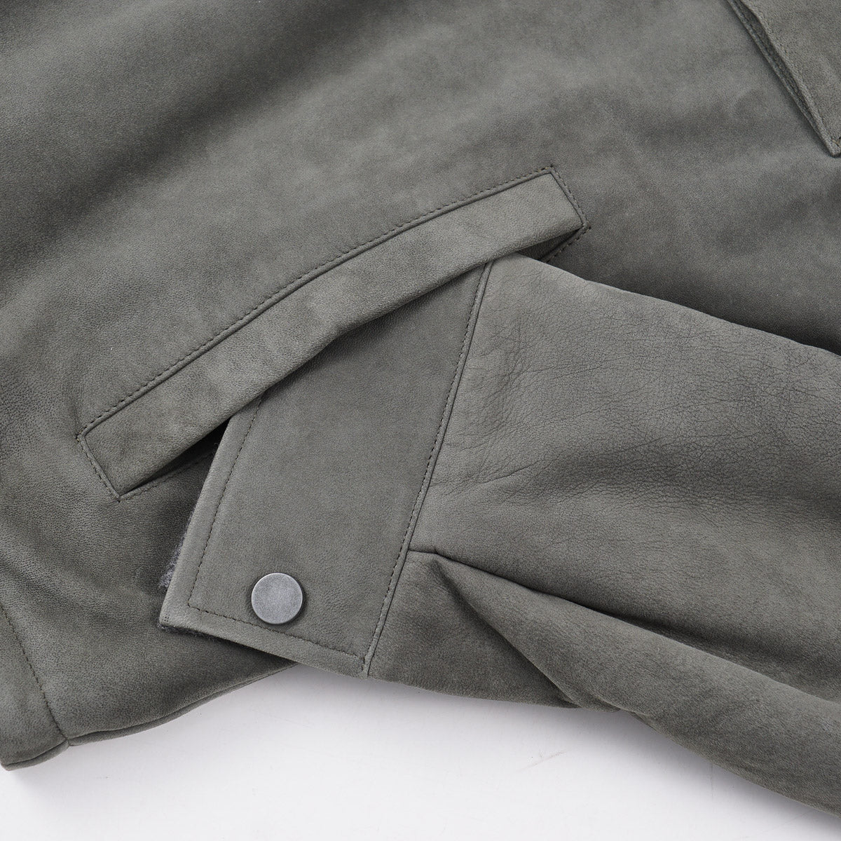 Manto Flannel-Lined Leather Jacket