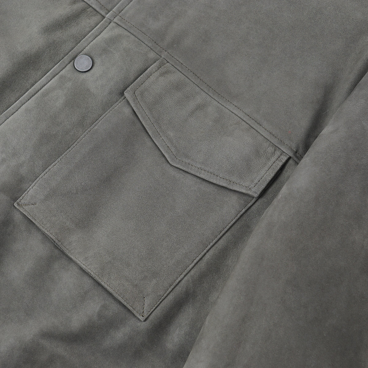 Manto Flannel-Lined Leather Jacket